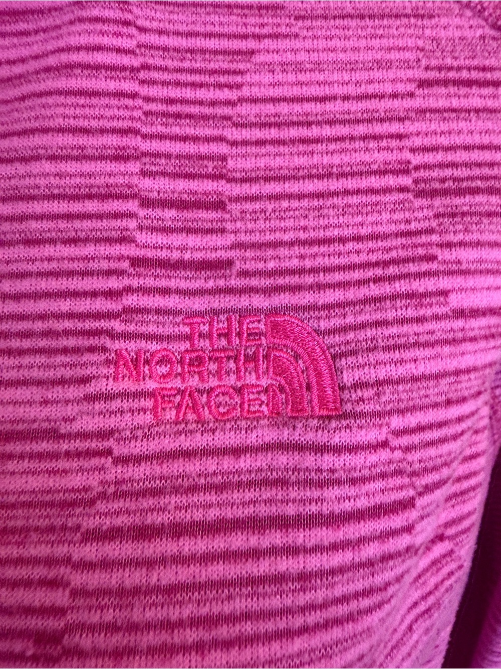 The North Face Women's Pink Textured Quarter-Zip Pullover - Picture 3 of 14
